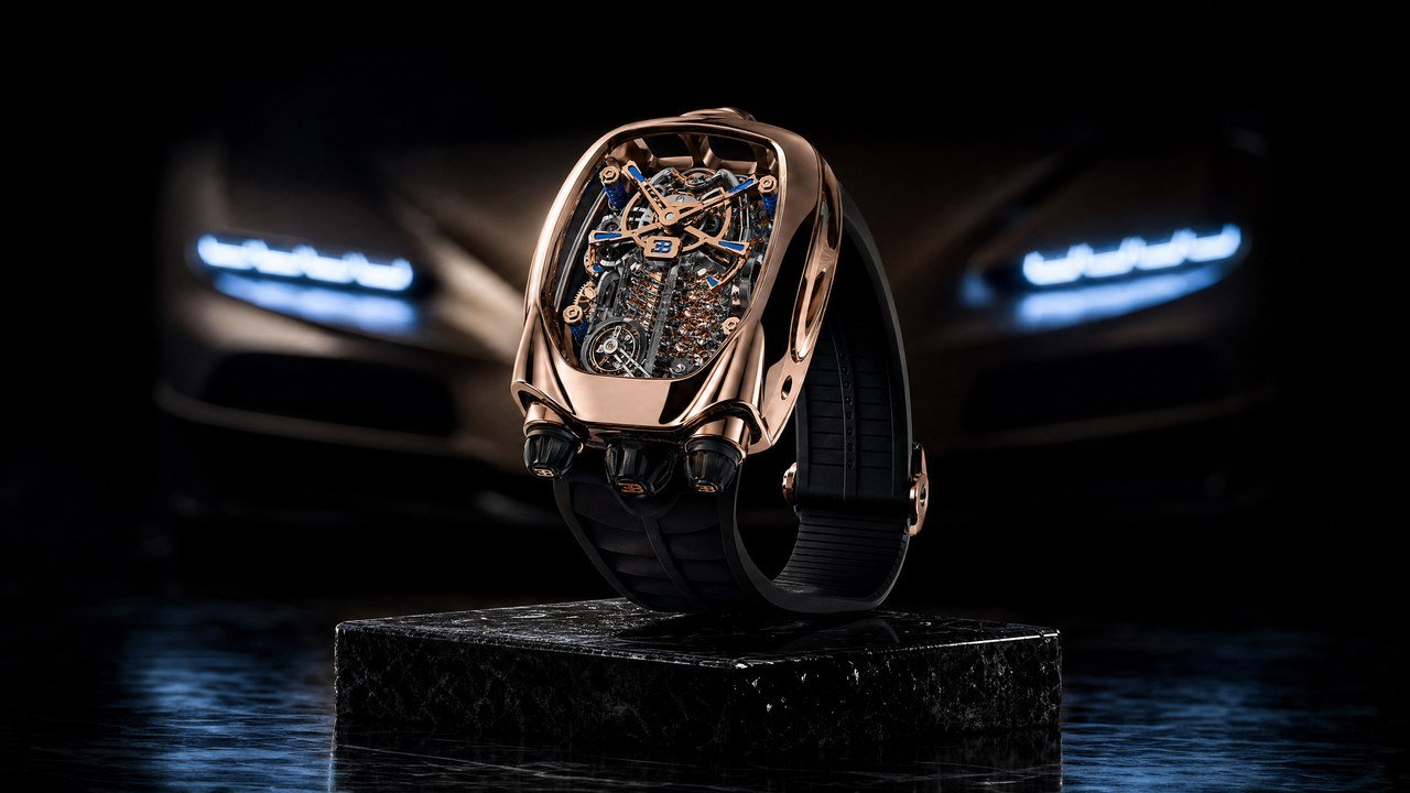 Still from the Bugatti watch commercial